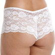 M&S White Lace French Knicker Boxer Boyshorts Brief