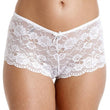 M&S White Lace French Knicker Boxer Boyshorts Brief