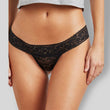 Elegant Lace Design Thongs Pack of 2