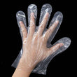 Transparent gloves pack detail