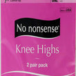 No Nonsense Knee Highs 2 Pair Pack