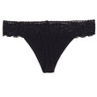 No Secret Low Rise "V" Shape Lace Thong Panty