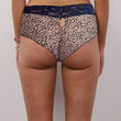 No Secret Sheer Printed Lace Boyshort With Attached Pendent + 1 Free Bra