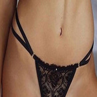 PLAYBOY Netted Lace Double String Bikini Panty