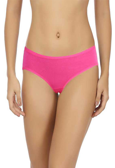 Comfy Beauty Organic Plus Size Pure Magenta Cotton Panties(Pkt of 2)