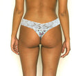 Pk Of 2 No Secret Floral Print V Cut Lace Thong Panty