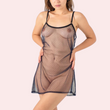 Plus Size Sheer See-Through Babydoll Night Dress