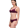 "Pure" Cotton Purple Bra Panty Set