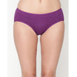 Comfy Beauty Tagless Strechy Waist Women's Plus Size Purple Cotton Panties(Pkt of 2)