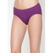 Comfy Beauty Tagless Strechy Waist Women's Plus Size Purple Cotton Panties(Pkt of 2)