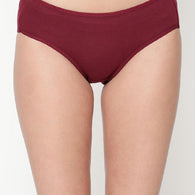 Comfy Women's Best Fitting Plus Size Maroon Cotton Panties(Pkt of 2)