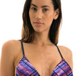 "COMFY" BANANA MOON Rusty Dye Check Print Padded Beach Bra