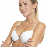 Seamless White Push Up Bra By Hushh