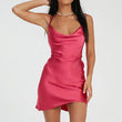 Sensual Satin Elegance Partywear Dress