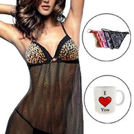 Sexy D&G Sleepwear Costume Gift Pack For Your Valentine Lady