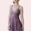 Sheer Mesh Nightgown Slip for Plus Size Women