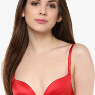 Smooth Sexy Hot Red Bridal Bra (Pk Of 2)