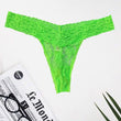 Soft & Flexible Neon Green Lace Thong(SOLD OUT)