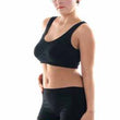 "Black" Seamless Sports Bra And Boyshort Set