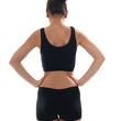 "Black" Seamless Sports Bra And Boyshort Set