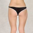 Solell "Sexy" Printed Black Net New Thong