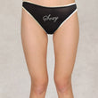 Solell "Sexy" Printed Black Net New Thong