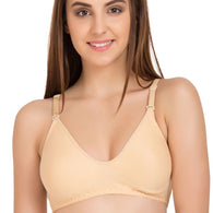 ♥Super Fine Cotton Beige Bra (PK Of 2)