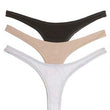 Tex Women Smooth Cotton Thong Panties Pack Of 3