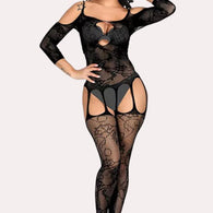 Sensual Open Crotch Bodystocking for Women