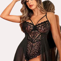 Intimate Black Babydoll Nightwear