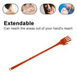 Itch relief back scratcher stick, plastic material.