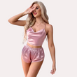 Luxury Silk Camisole & Shorts Set