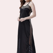 Elegant Lace Seductive Black Nightgown