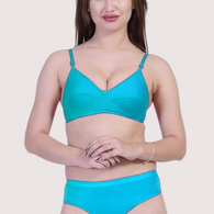 Women's Non-Padded Bra Panty Set