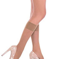 Voilai knee high sheer nude color stocking