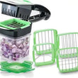 Vegetable dicer with multiple blades