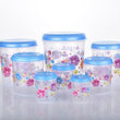 Airtight transparent container set