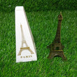 Antique Eiffel Tower metal statue