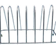 Square plate rack holder for kitchen storage