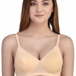 Women Beige Full Coverage Lightly Padded Bra