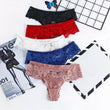 Beautiful Low Waist Thong Panties Pack (of 5)