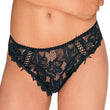 Undiz Very Comfortable  Black lace Thong