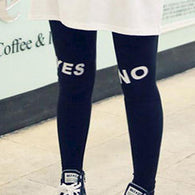 Womens celebrity yes or no printed legging