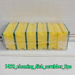 2-in-1 scrub sponge pad, perfect for cleaning kitchen sinks and bathroom surfaces.