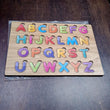 Wooden Puzzle Board ABC Letters Shapes Educational Learning Toys (1 Set)