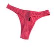 Seductive Soft Red And Pink Thong Panties Set Of 2