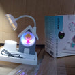 Cute Lovely Cartoon & Home Design With Plastic Base LED Desk Light, Multi Color Changes (1 Pc)