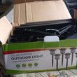 Pack of 6 solar pathway lights for garden, waterproof LED lights