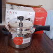 Aluminium Rays Aura Pressure Cookers With Outer Lid (5.5 Litres / 5-Year warranty)