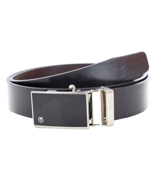 Black Leather Belt for Men